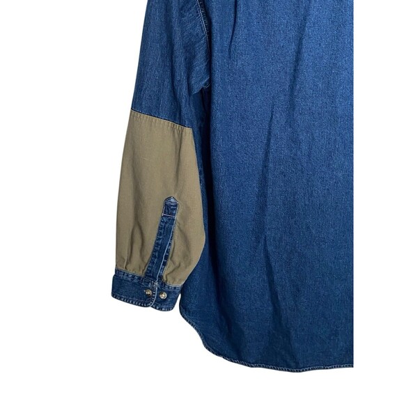 Columbia Denim Shirt Men's Button-Up - Picture 9 of 10
